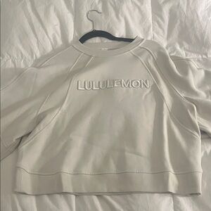 BRAND NEW NEVER WORN Lululemon Cream Sweatshirt